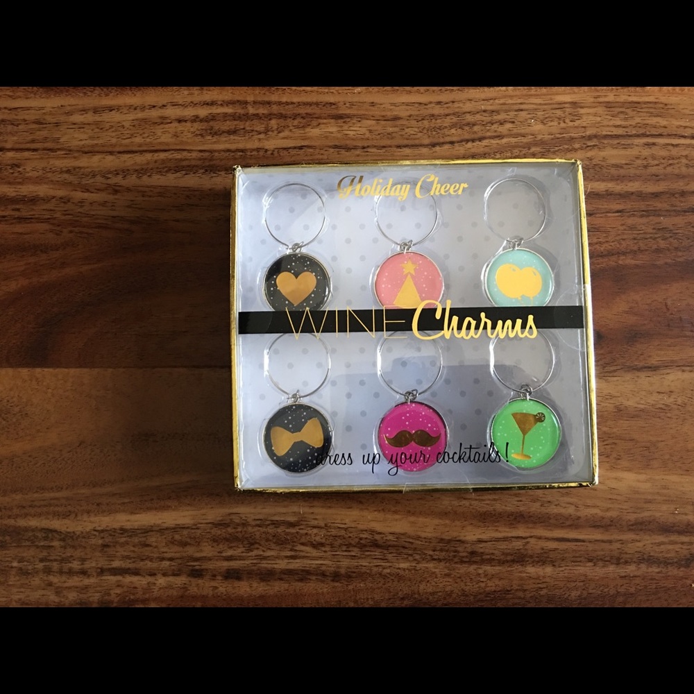 Wine Charms for your New in Box. Never opened.